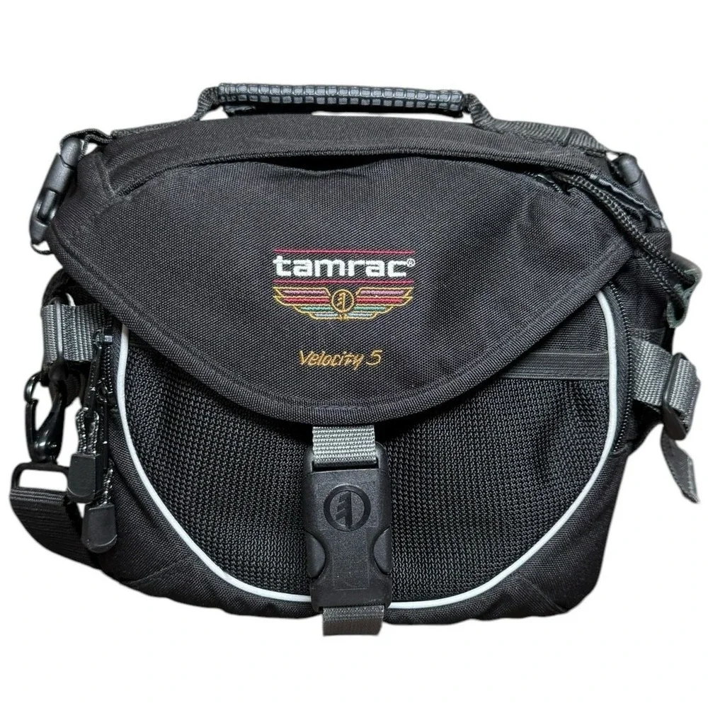 Tamrac‎ Velocity 5 Camera Bag DSLR Sling Case Padded Black Travel Gear 5745